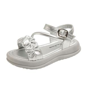 Детские сандалии из нескользящей, дышащей и износостойкой ткани для детей SHIBU, серебряный