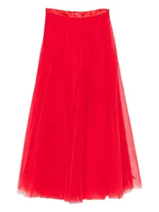 Юбка из тюля с резинкой на талии Parlor, красный