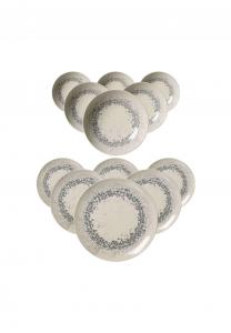 Столовый сервиз Ritzenhoff & Breker Cecina на 12 персон, бежево-серый