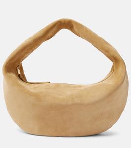 Замшевая сумка через плечо Olivia Medium Khaite, Wheat