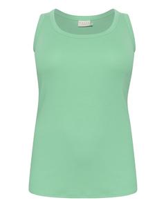 Топ без рукавов KAFFE CURVE Top Carina, светло-зеленый