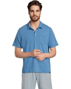 Мужская футболка L.L.Bean Everyday Sunsmart Polo 2.0 с коротким рукавом, Blue Water