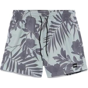 Boss сезонные принтованные шорты HUGO BOSS, зеленый