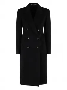 Двубортное шерстяное пальто TAGLIATORE, черный