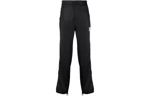 Брюки прямого кроя с принтом логотипа AMIRI, черные