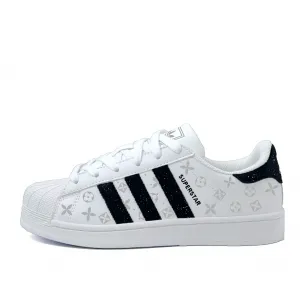 Adidas Кроссовки Originals Superstar Floral Shadow Trace Abrasion Resistant Slip Resistant Low top Skateboard Women's White