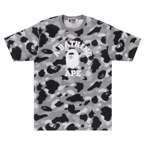 Футболка BAPE 1st Camo College Tee, Grey