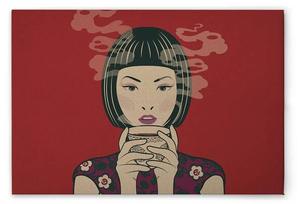 Картина на холсте A.S. Création Akari 1 цвет rotbeigebraun