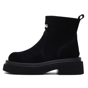 Chi Wolf Женские желто-черные ботинки на шнуровке, цвет Black