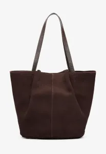 Кожаная сумка-тоут Zign, Chocolate Brown