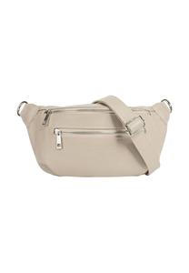 Поясная сумка из натуральной кожи, производство Италия Samantha Look, бежевый