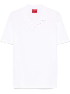 BOSS рубашка поло с короткими рукавами, белый
