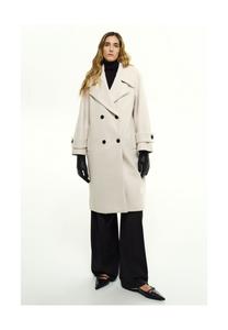 Женское пальто Silvana, полупальто с воротником с лацканами и 4 черными пуговицами RICANO