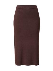 VILA Юбка 'VIComfy' в темно-коричневом цвете