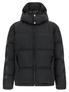 Пуховик 'Diagonal Arrow' OFF-WHITE, черный
