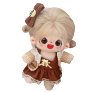 Кукла Love Of Wormwood из хлопка, реверсивная, со скелетом, плюшевая кукла высотой 20 см AIQINGCAOZHILIAN(WANJU)