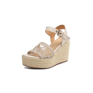 Yeezyy Reezy Женские сандалии на одной застежке экрю, цвет Ecru