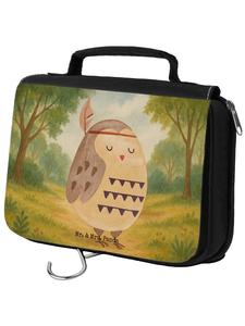 Mr. & Mrs. Panda Косметичка с дизайном в виде совиных перьев, без... белого цвета