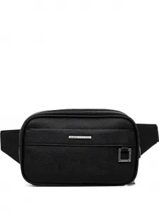 Текстурированная поясная сумка на молнии Armani Exchange, черный