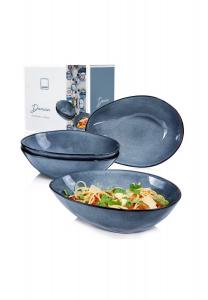 Фаянсовая посуда серии Дарвин Sänger, blau - pastaschalen set 4-teilig