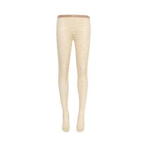 Брюки Valentino Logo Waistband Lace Detailed Tights, Betulla