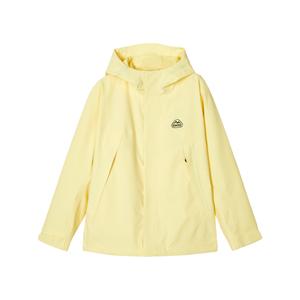 Skechers Женская ветровка горная и дикая серия дышащая лимонно-яичный белый желтый, Lemon Egg White Yellow
