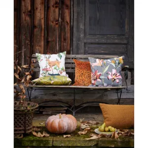 Декоративная подушка 5884 Apelt, Braun, petrol + bedruckt