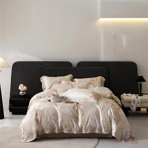 Fjnbbiot Шелковый комплект постельного белья Xia Lan Xia Lan