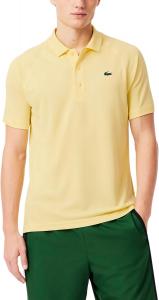 Lacoste мужская спортивная поло с коротким рукавом Regular Fit Green Croc, Yellow