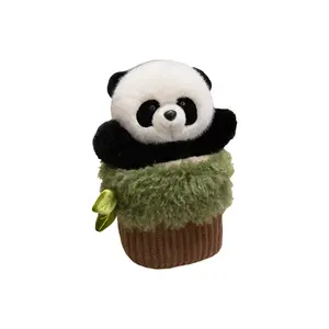 Плюшевая кукла Tree Stump Panda Puppet высотой 30 см Bitter purchase