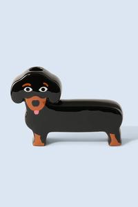 Декоративная ваза 8,2 х 28,6 х 20 см Fluid Market, черный