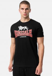 Футболка с принтом NORMALE PASSFORM CROMANE Lonsdale, цвет black red grey