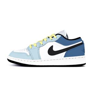 Баскетбольные кроссовки Air 1 LOW с амортизацией и износостойкостью для детей и подростков Jordan, черный