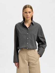 SELECTED Рубашка в черном цвете