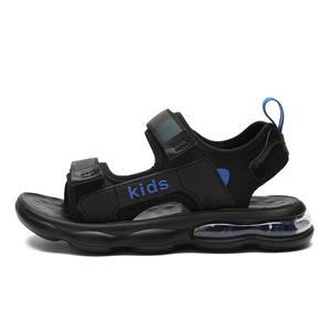 Детские сандалии из нескользящей, износостойкой и быстросохнущей ткани. ADOONGA, черный/синий