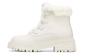 Ботинки женские Dickies Martin меховые, бежевый