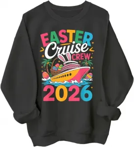 Толстовка Easter Cruise Crew 2026 с длинным рукавом и капюшоном
