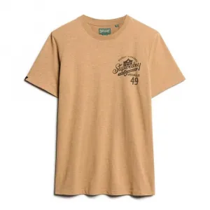 Футболка с коротким рукавом Superdry Vintage Workwear Relaxed, коричневый