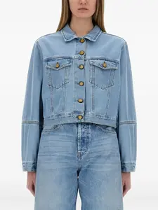 Джинсовая куртка с рукавами-фонариками Alysi, синий