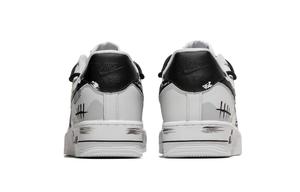 Кроссовки Nike Air Force 1 Skateboarding Shoes Unisex Low-top Grey/white/black, цвет Snow falls, clear happiness.