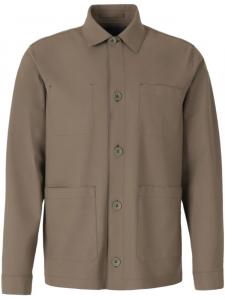 Herno верхняя куртка-рубашка на пуговицах, зеленый