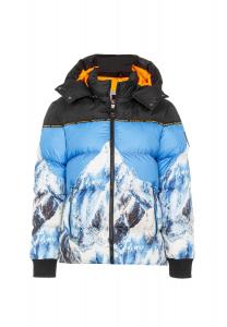 Зимняя куртка с ярким принтом CIPO & BAXX, синий