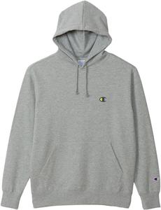 Мужская толстовка с длинным рукавом Champion C3-A127 из флиса и хлопка с логотипом USA Script, базовая модель, серый