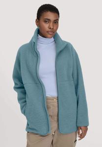 Флисовая куртка Hessnatur WOLL, Gletscherblau/Blue