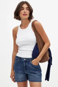 Джинсовые шорты со средней посадкой Na-Kd, Mid Blue