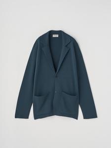 Вязаный жакет с длинными рукавами и отложным воротником, с карманами | AUTRY | 24G