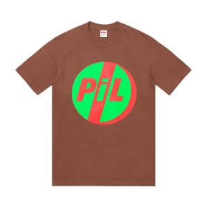 Футболка Supreme x PiL Tee Brown, коричневый
