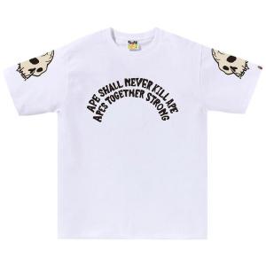 Футболка BAPE Souvenir Skull Tee, White