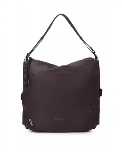 Среднего коричневого цвета многопозиционная сумка Puffy через плечо Kcb, темно-коричневый