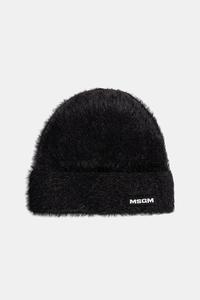 Шапка с добавлением шерсти Msgm, черный
